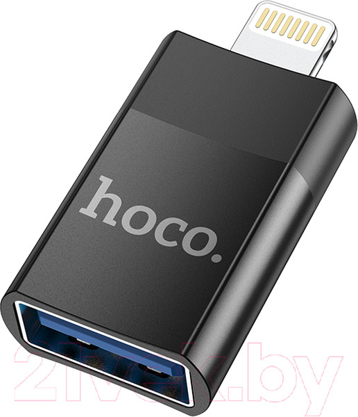Изображение товара Адаптер Hoco UA17 Lightning - USB (черный)