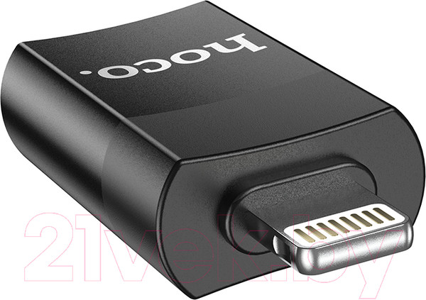 Изображение товара Адаптер Hoco UA17 Lightning - USB (черный)