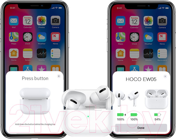Изображение товара Беспроводные наушники Hoco EW05 Plus TWS (белый)