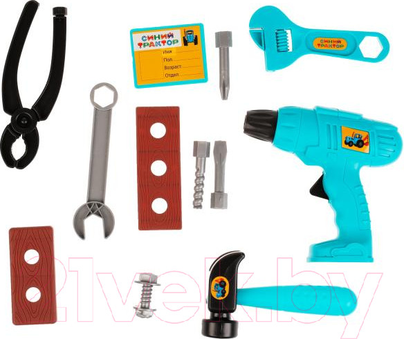 Изображение товара Набор инструментов игрушечный Играем вместе Синий трактор / 1703K161-R