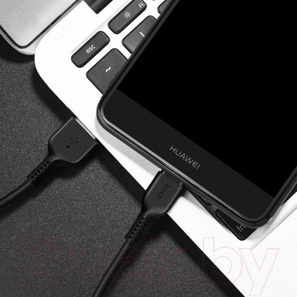 Изображение товара Кабель Hoco X20 Flash Type-C (2м, черный)
