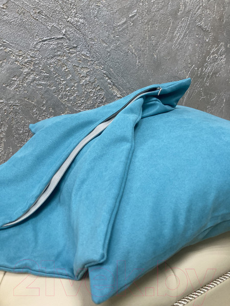 Изображение товара Наволочка декоративная Ника Зварико 7774545 45x45 (мятно-голубой/голубой, 12482)