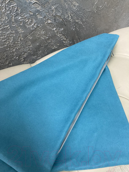 Изображение товара Наволочка декоративная Ника Зварико 7774545 45x45 (мятно-голубой/голубой, 12482)