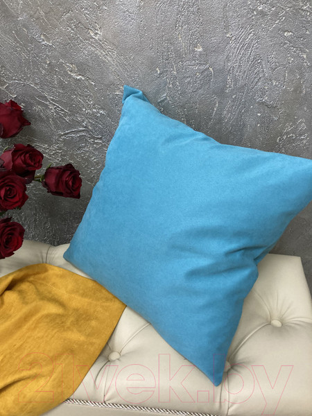 Изображение товара Наволочка декоративная Ника Зварико 7774545 45x45 (мятно-голубой/голубой, 12482)