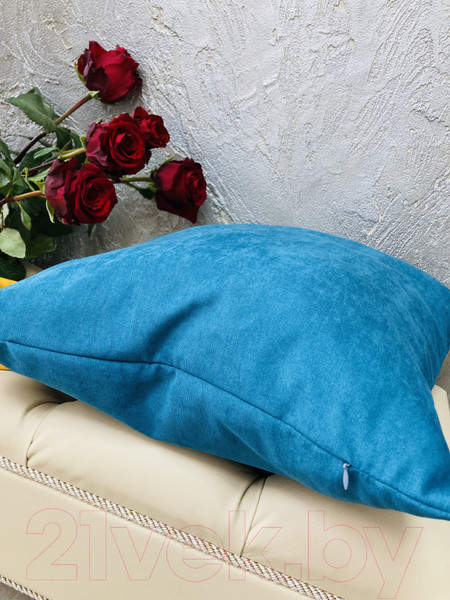 Изображение товара Наволочка декоративная Ника Зварико 7774545 45x45 (бирюзовый 18)