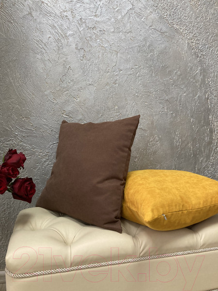 Изображение товара Наволочка декоративная Ника Зварико 7774545 45x45 (коричневый 29)