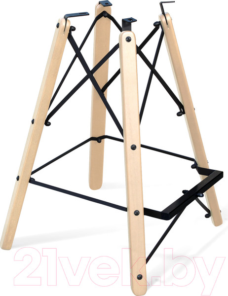 Изображение товара Стул барный Sheffilton SHT-ST33/S80-1 (сиреневая орхидея/прозрачный лак/черный)