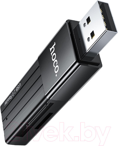 Изображение товара Картридер Hoco HB20 USB2.0 (черный)