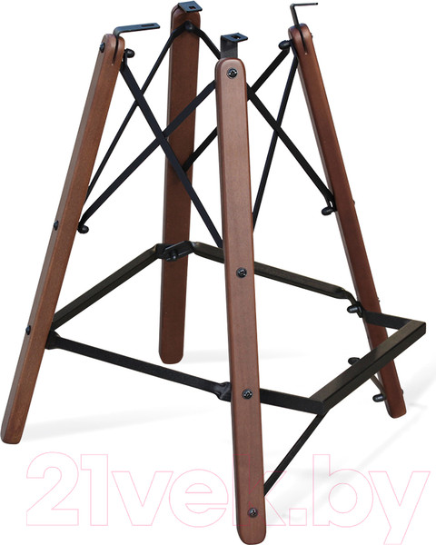 Изображение товара Стул барный Sheffilton SHT-ST35-1/S80-1 (угольно-серый/темный орех/черный)