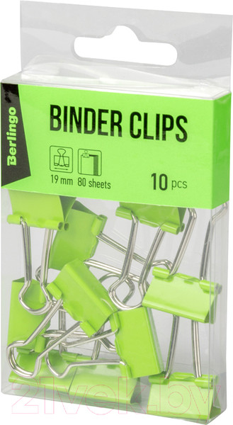 Изображение товара Зажим для бумаги Berlingo BC1019b (10шт)
