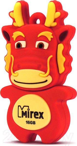 Изображение товара USB flash накопитель Mirex Dragon Red 16GB (13600-KIDDAR16)