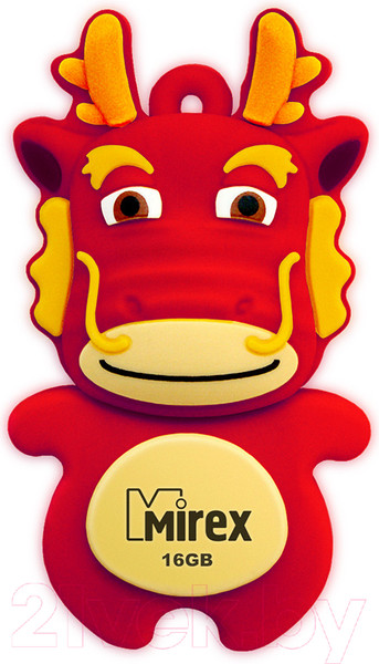 Изображение товара USB flash накопитель Mirex Dragon Red 16GB (13600-KIDDAR16)