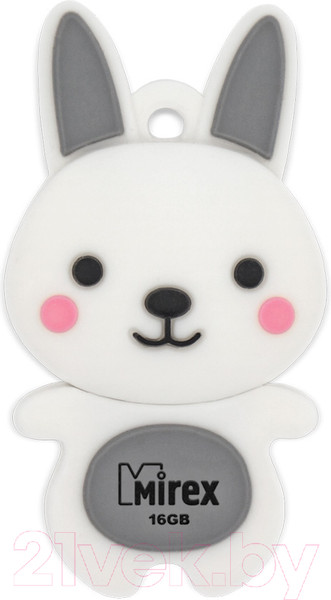Изображение товара USB flash накопитель Mirex Rabbit Grey 16GB (13600-KIDRBG16)