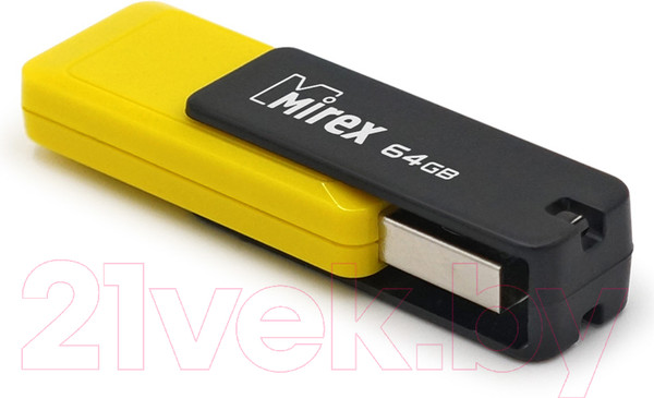 Изображение товара USB flash накопитель Mirex City Yellow 64GB (13600-FMUCYL64)