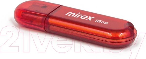 Изображение товара USB flash накопитель Mirex Candy Red 16GB (13600-FMUCAR16)