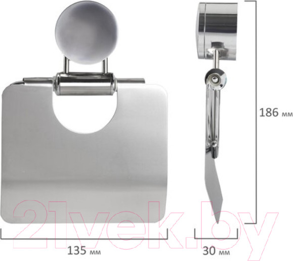 Изображение товара Держатель для туалетной бумаги Laima 607434