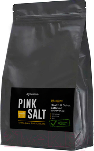 Изображение товара Соль для ванны Ayoume Pink Salt Гималайская (800г)
