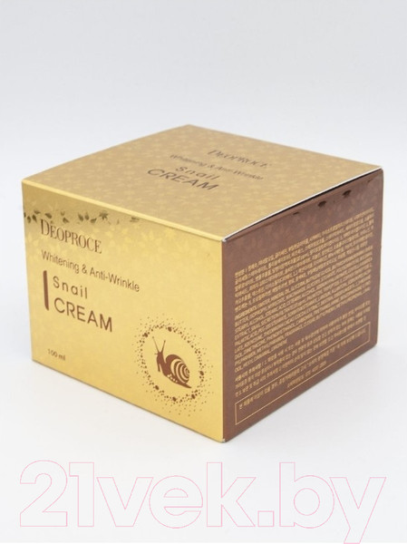 Изображение товара Крем для лица Deoproce Whitening & Anti-Wrinkle Snail Cream (100мл)