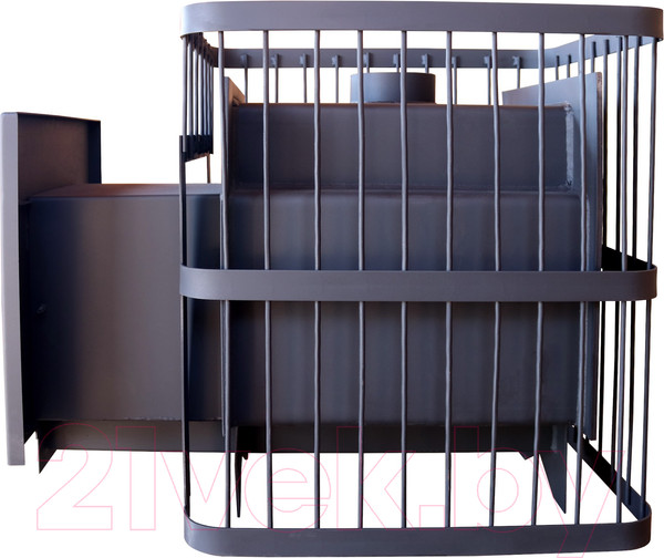 Изображение товара Печь-каменка КомфортПром Ретро Декор Сталь дверь со стеклом 10221165