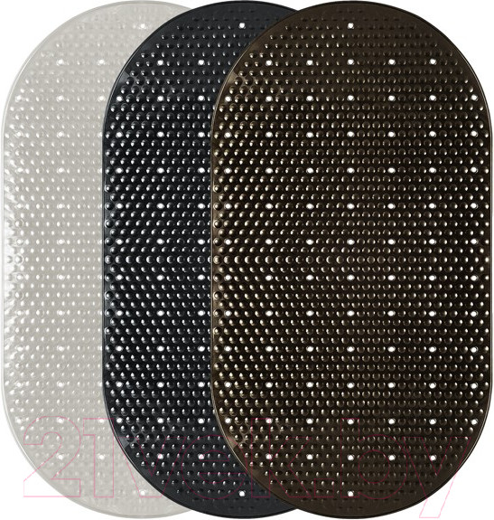 Изображение товара Коврик на присосках Вилина Гарант 7078 (39x69, белый жемчуг)