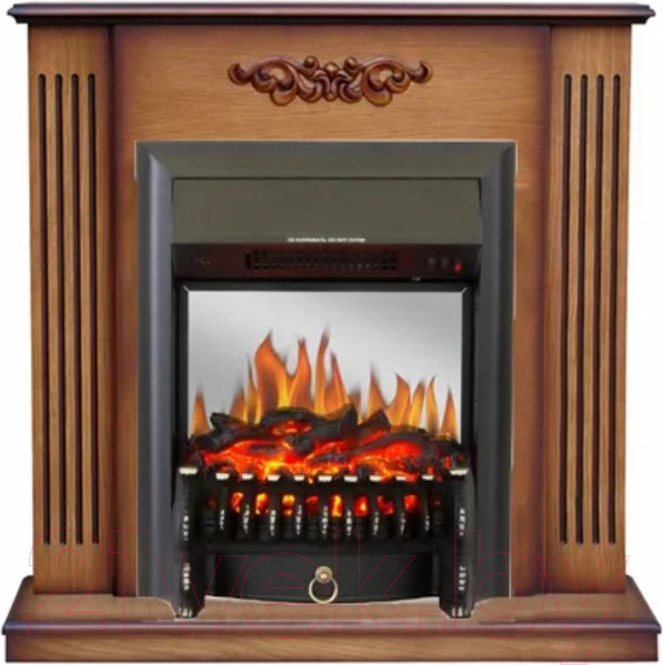 Изображение товара Каминокомплект Смолком Lumsden + Fobos-s Lux BL LT (дуб антик)