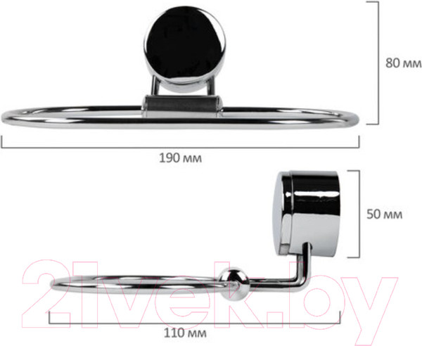 Изображение товара Держатель для полотенца Laima 607431