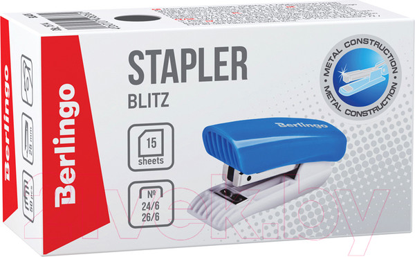 Изображение товара Степлер Berlingo Blitz / DSp_15314 (голубой)