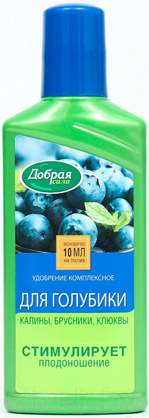 Изображение товара Удобрение Добрая сила Для голубики и лесных ягод / DS2101030 (250мл)