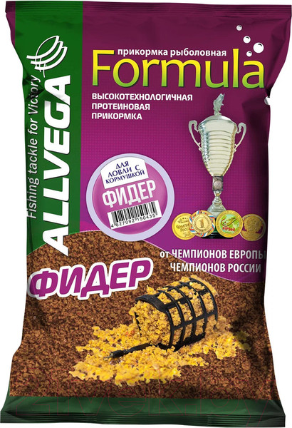 Изображение товара Прикормка рыболовная Allvega Formula Feeder / GBF09-F (900г)