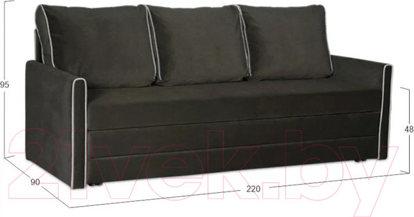 Изображение товара Диван Асмана Новинка дельфин (Oskar Taupe)