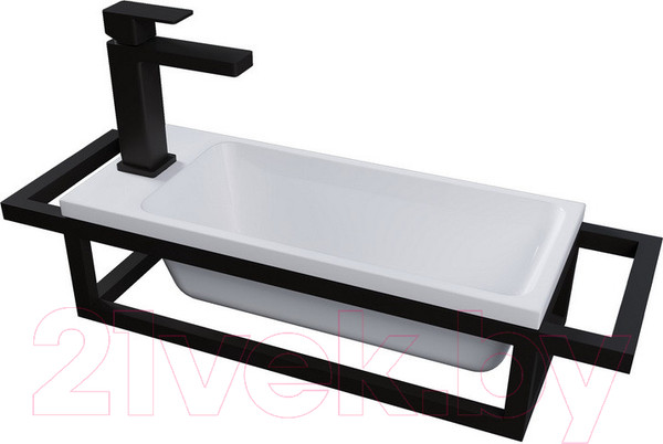 Изображение товара Консоль для ванной Grossman Метрис 105003 (черный)