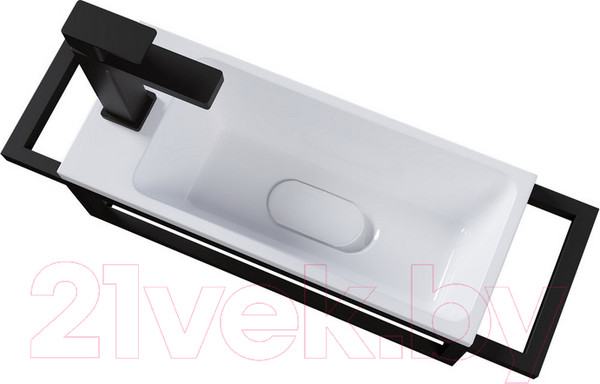 Изображение товара Консоль для ванной Grossman Метрис 105003 (черный)