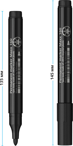 Изображение товара Маркер перманентный Schneider Maxx 160 / 116001 (черный)