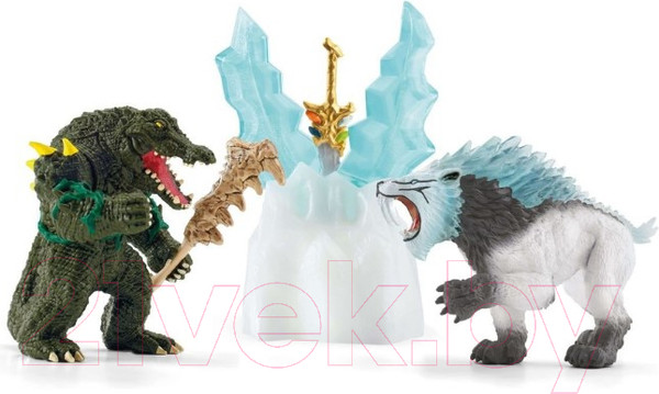 Изображение товара Набор фигурок коллекционных Schleich Нападение на ледяную крепость / 42497
