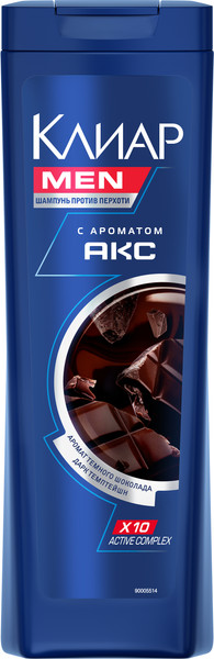 Изображение товара Шампунь для волос Клиар С ароматом Axe Dark Temptation (380мл)
