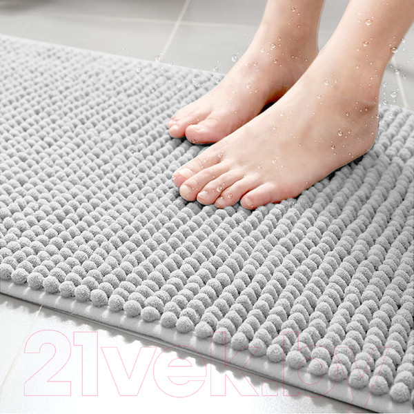 Изображение товара Коврик для ванной Arya Softy / 8680943223753 (50x70, серый)