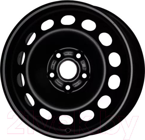 Изображение товара Штампованный диск Magnetto 16019 16х6" 4х100мм DIA 60.1мм ET 37мм Black