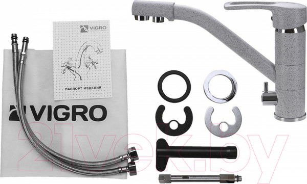 Изображение товара Смеситель Vigro VG905 (серый)