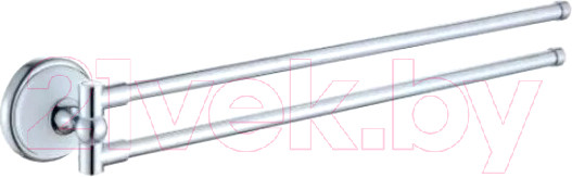 Изображение товара Держатель для полотенца Ekko E3801-2 (хром/белый)