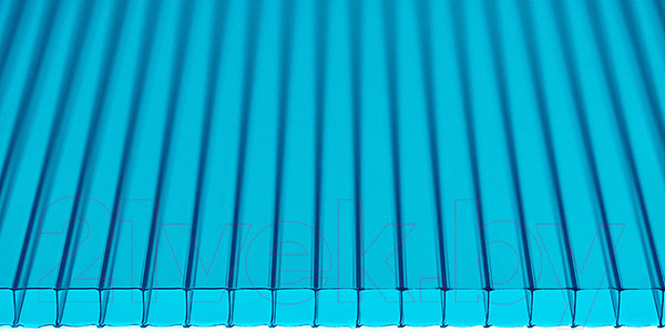 Изображение товара Сотовый поликарбонат Ultramarin 6000x2100x4мм (бирюзовый)