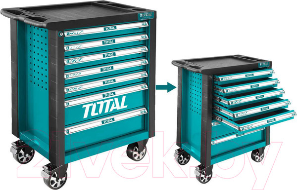 Изображение товара Тележка инструментальная TOTAL THRC01071
