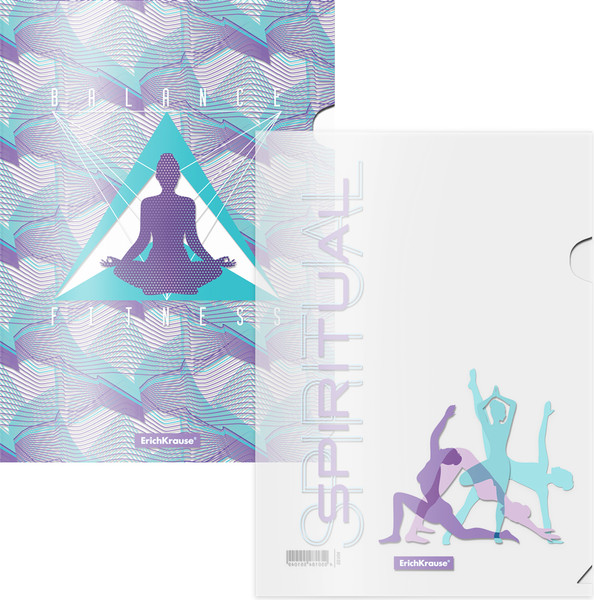 Изображение товара Набор папок Erich Krause Meditation / 55104 (4шт, ассорти)