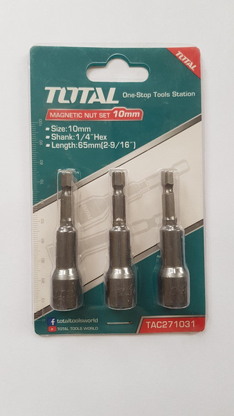 Изображение товара Набор головок слесарных TOTAL TAC271031 (3шт)