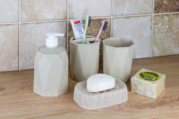 Изображение товара Мыльница Idea Призма М2243 (латте)