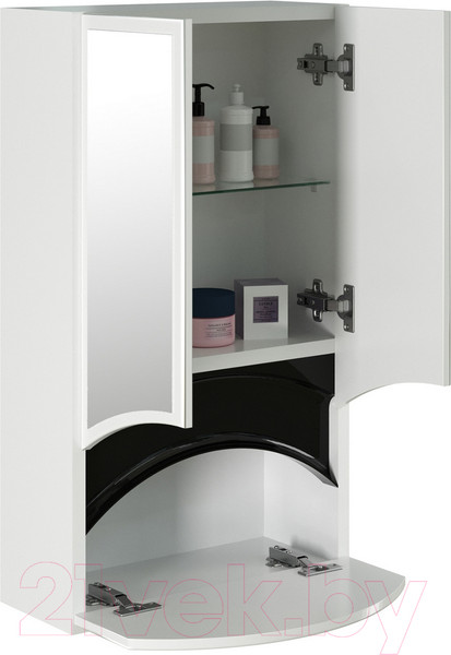 Изображение товара Шкаф с зеркалом для ванной Mixline Радуга 46 528041 (одуванчик)