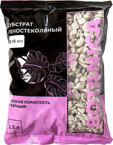 Изображение товара Субстрат BOTANICA Пеностекло (5-10мм, 1.5л)