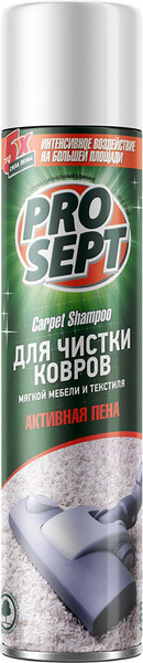 Изображение товара Чистящее средство для ковров и текстиля Prosept Carpet Shampoo Активная пена (400мл)