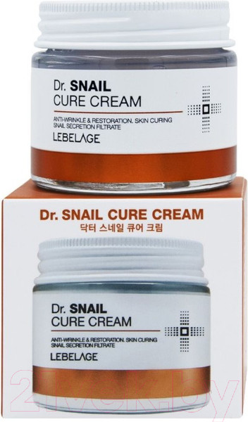 Изображение товара Крем для лица Lebelage Dr. Snail Cure Cream  (70мл)