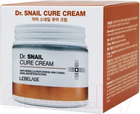 Изображение товара Крем для лица Lebelage Dr. Snail Cure Cream  (70мл)