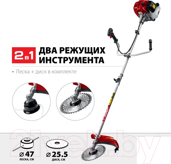 Изображение товара Триммер бензиновый Зубр КРБ-2500-Р